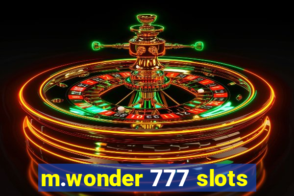 m.wonder 777 slots